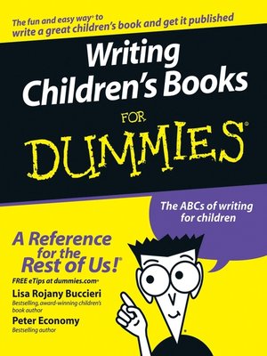cover image of Writing Children's Books For Dummies